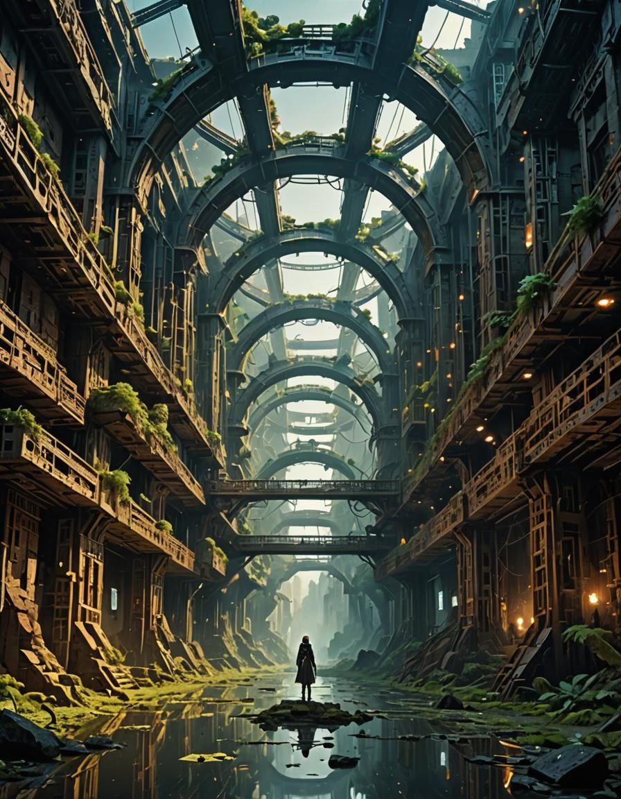 Hyperrealistic Portrait: Androgynous Astral Pioneer