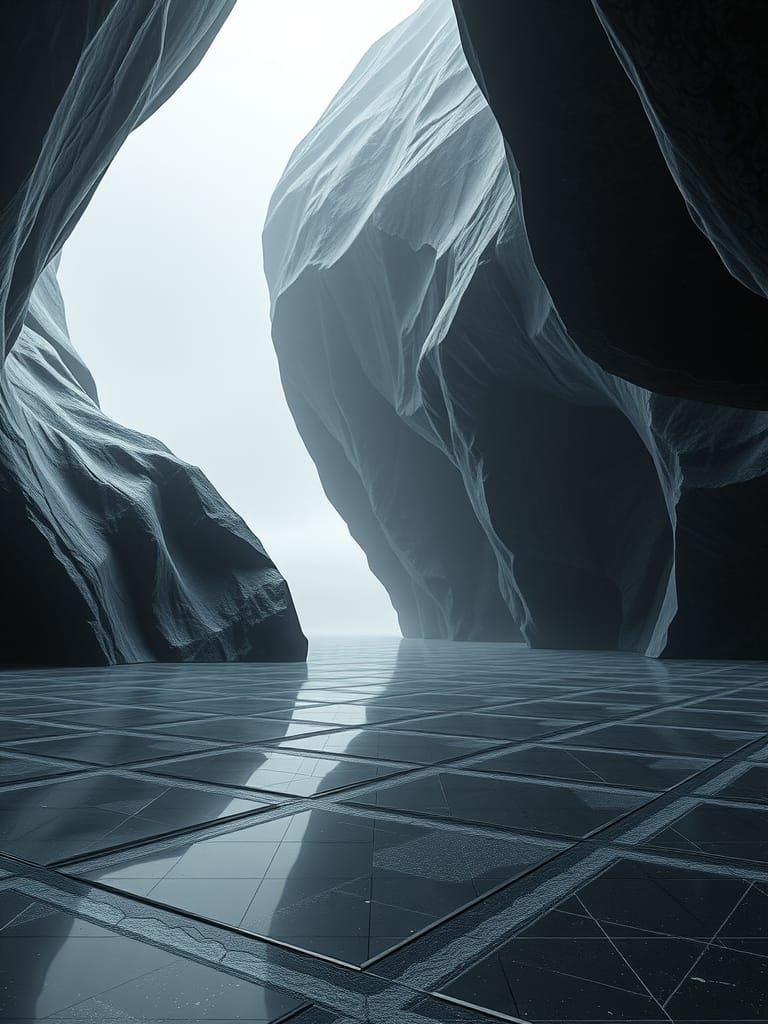 Abstract Evolving Patterns with Visual Interference