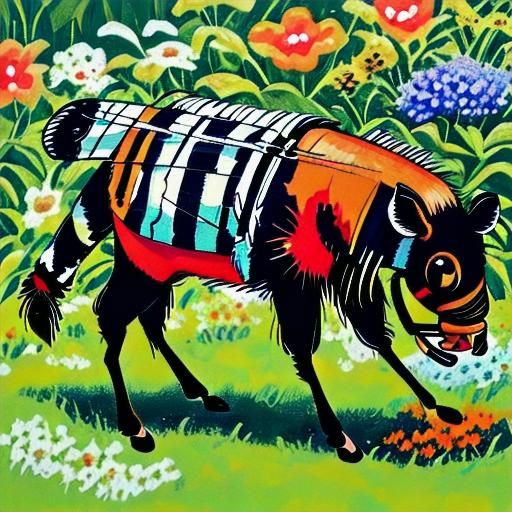 <lora:Buggy Buggy:1.0> The Bugalope