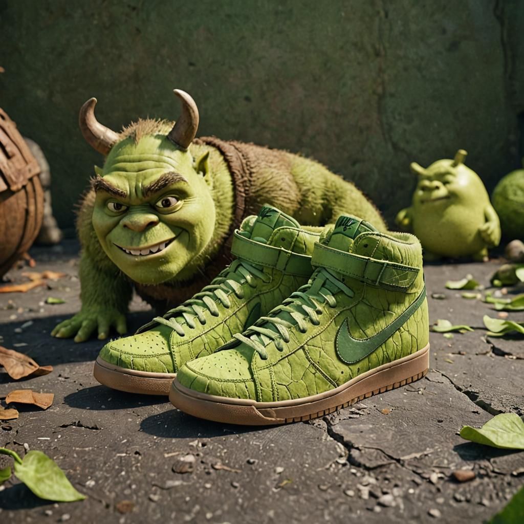Shrek and Nike collaboration
