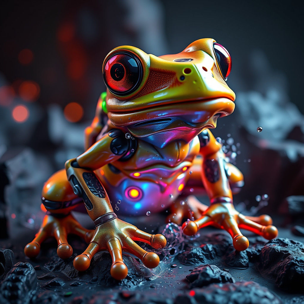 Techno-Frog: Borg Technology Meets Toy Design