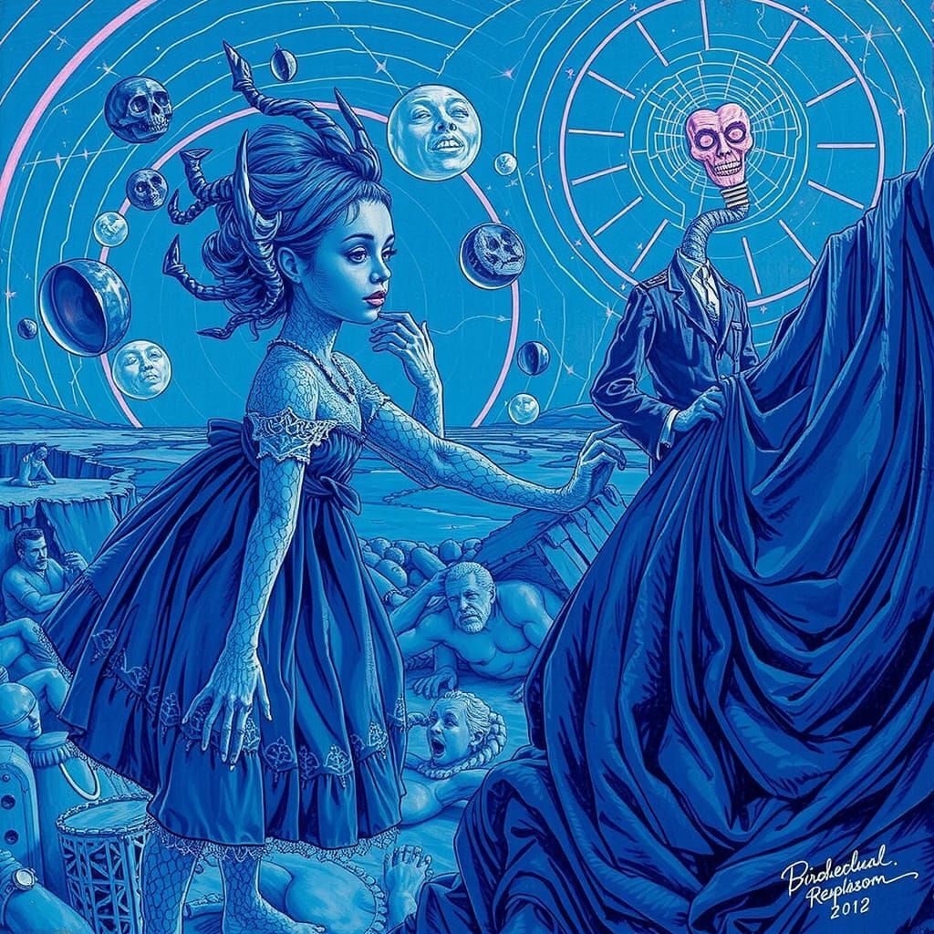 Surreal Dreamscape of Maximalist Oddities