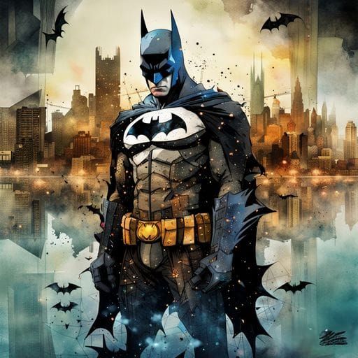 Batman Double Exposure: Shadow and Light