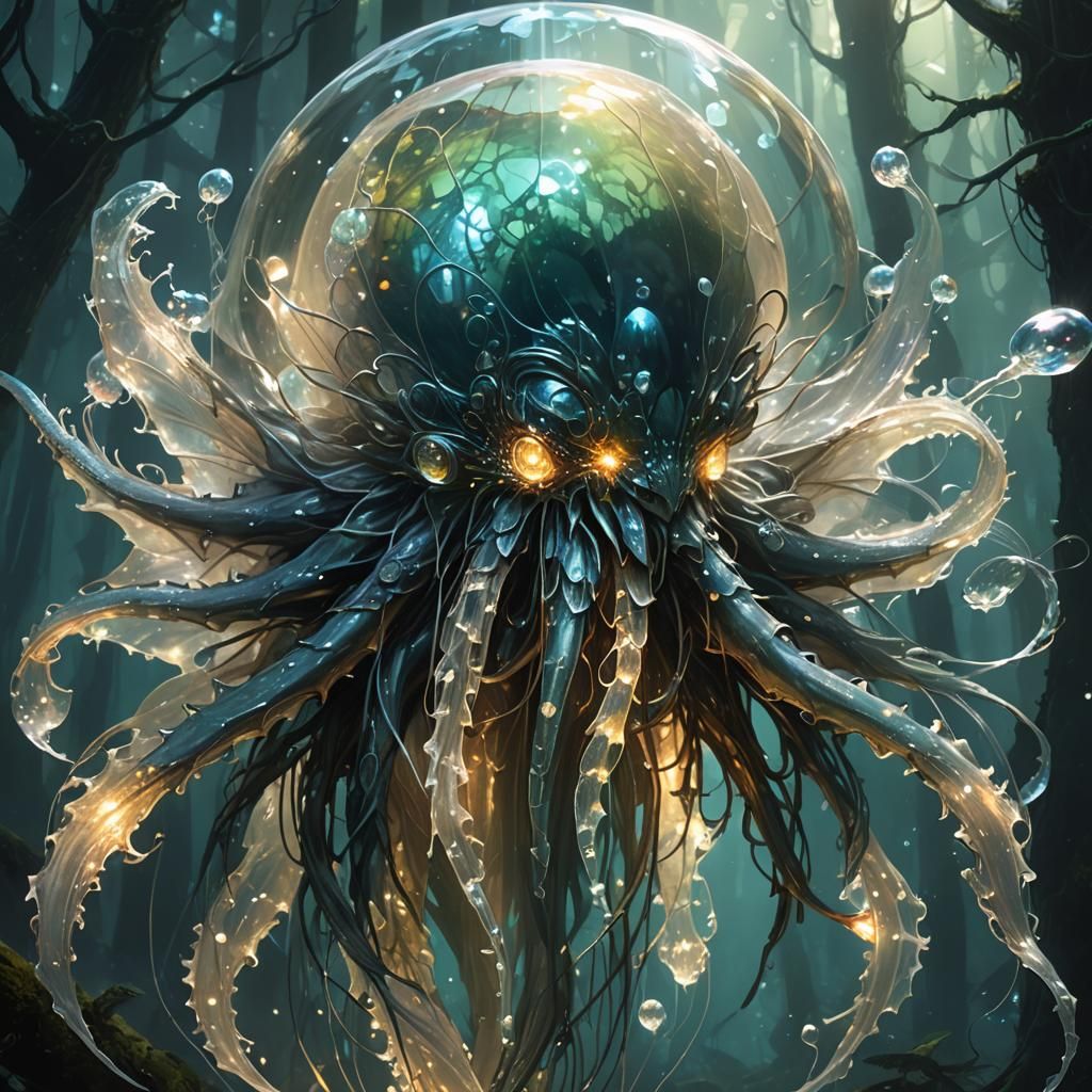 Dragon jellyfish hybrid