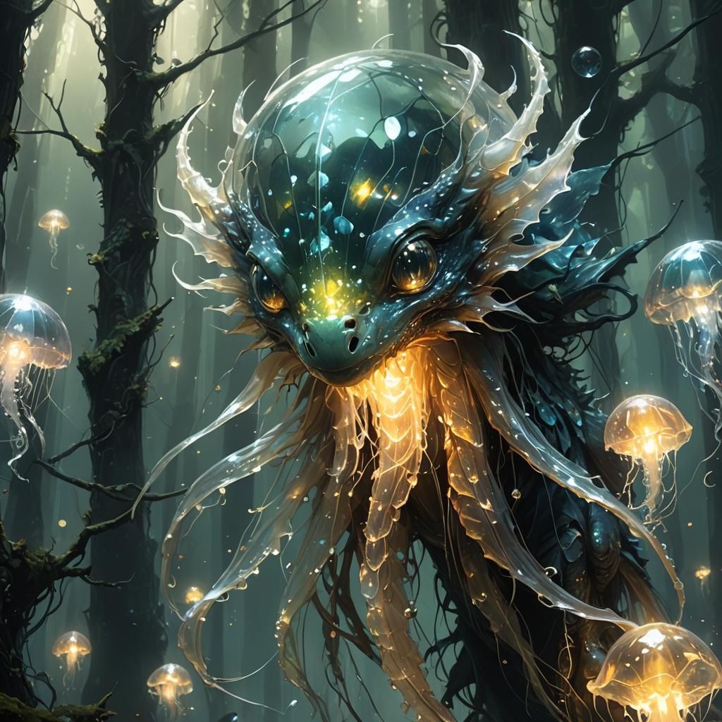 Dragon jellyfish hybrid