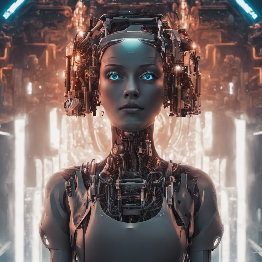 Abstract Artificial Intelligence Concept