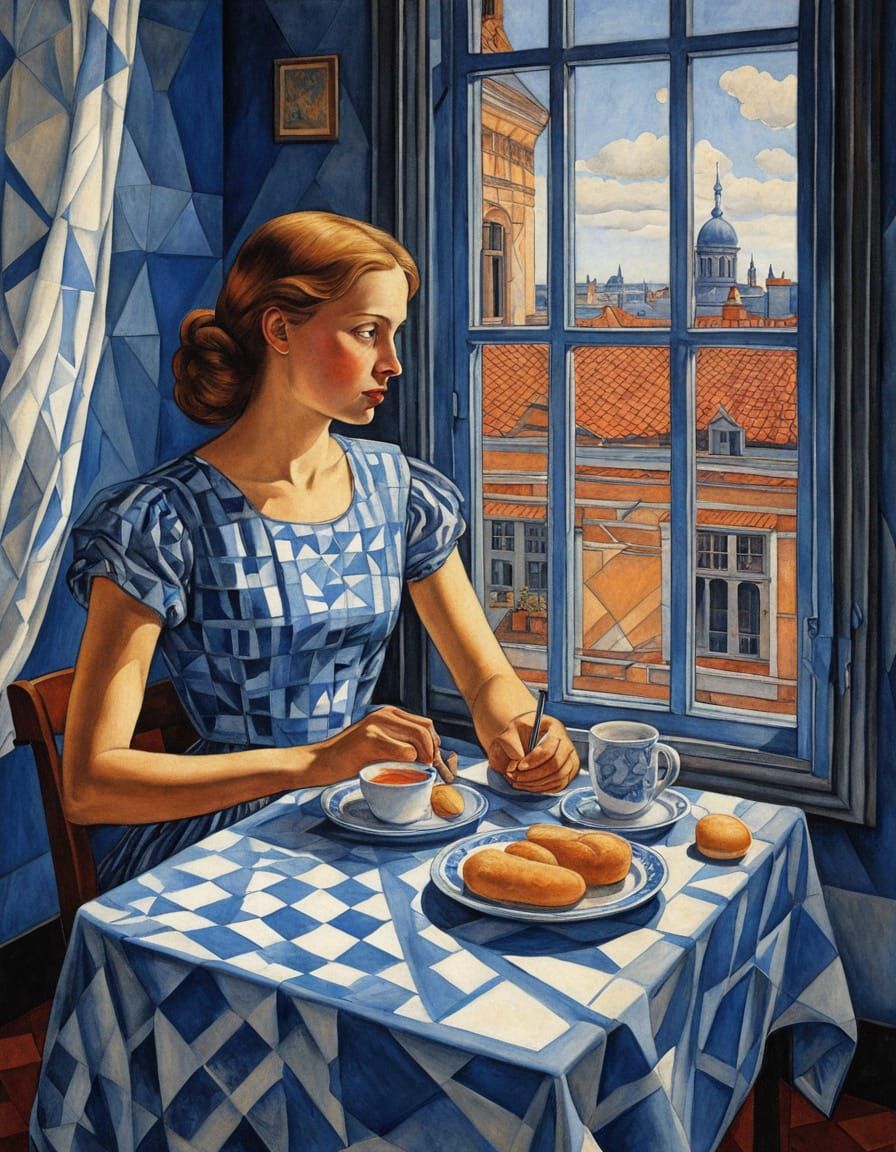 A Delft Blue Morning