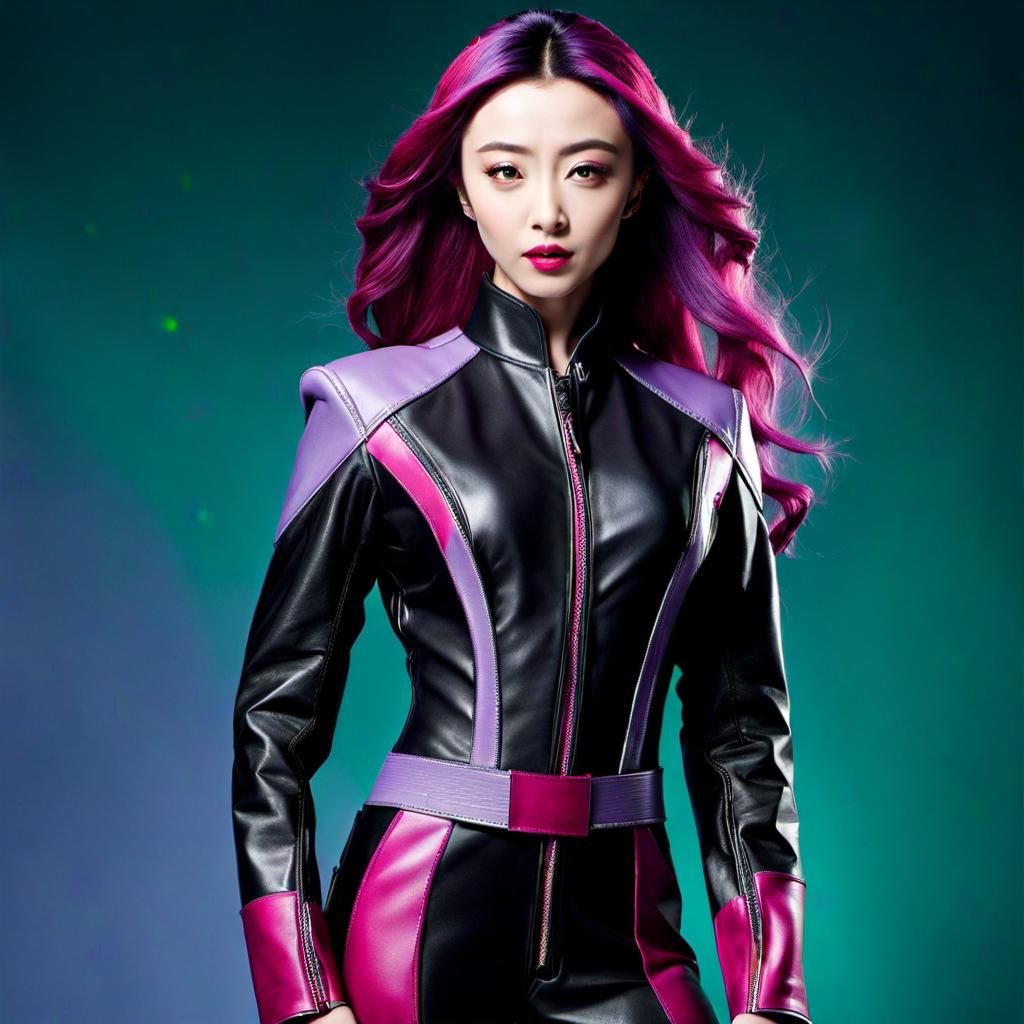 Blink in X-Men Suit: Hyperrealistic Digital Art