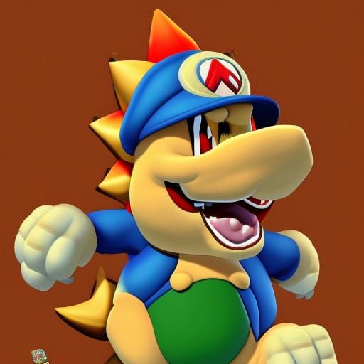 Bowser Image Generated by AI