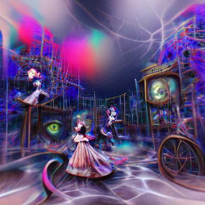 AI Generated Phantasmagoria Image