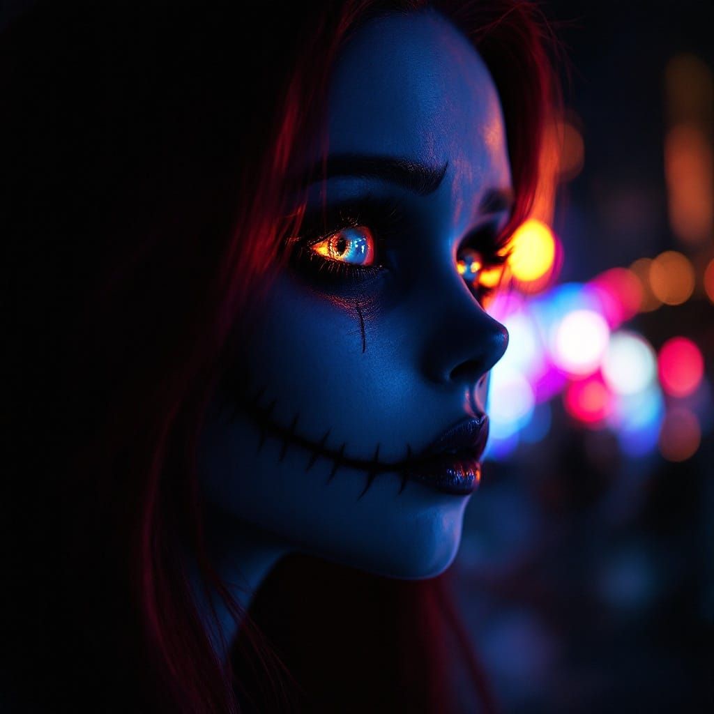 Sally in Moody Film Noir