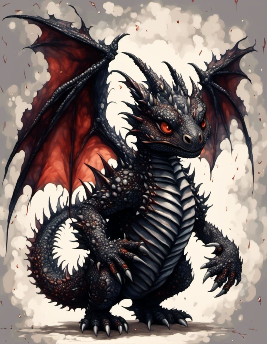 Happy Shadow Dragon Baby