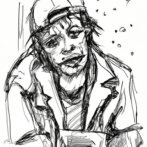 Sleezy Sketchball: A Portrait of Addiction on Skid Row