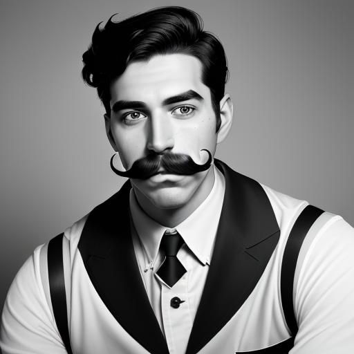a "Frankologist" analyzing the sudden rise of mustache popularity.