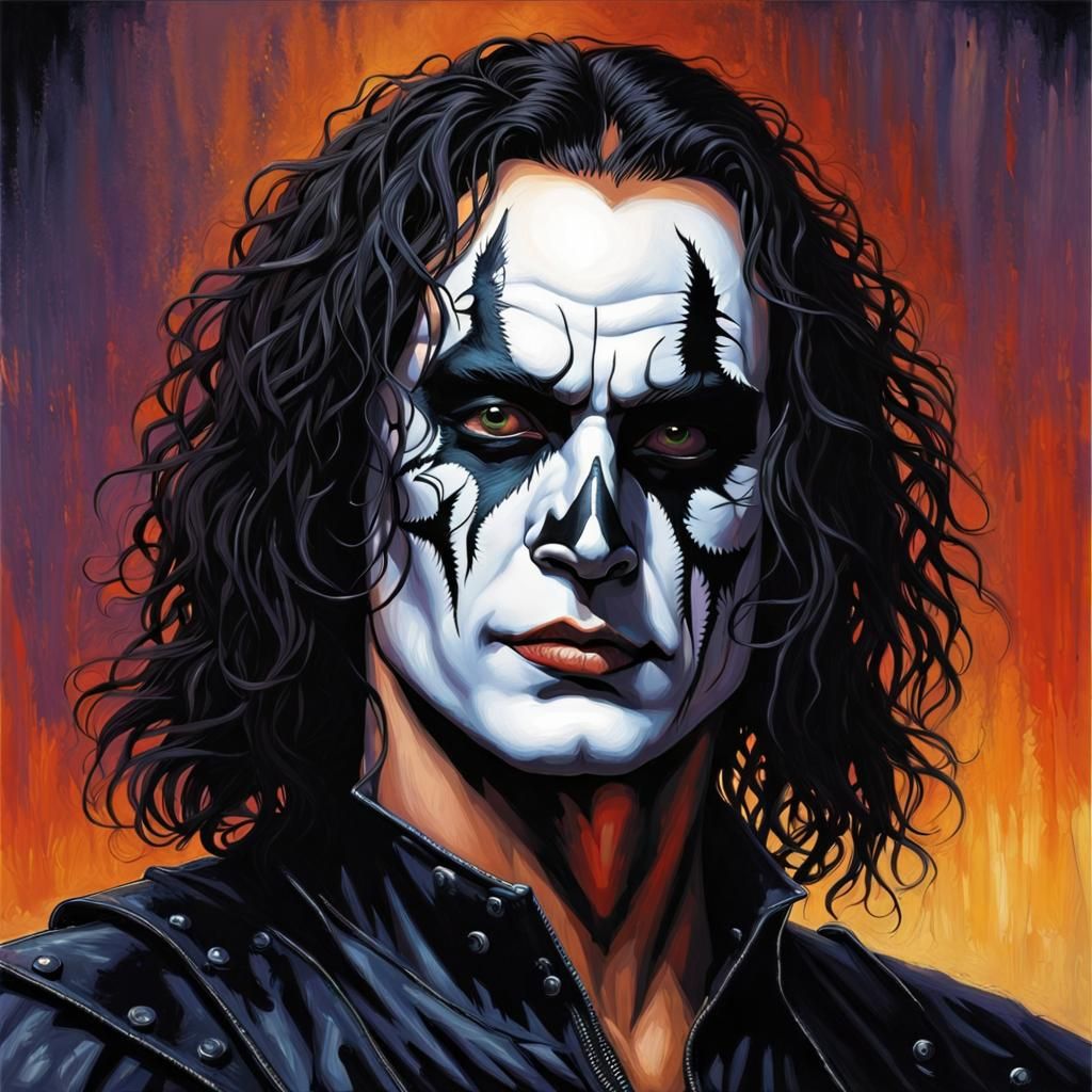 Sinister Crow Character Art in Hyperrealistic Style