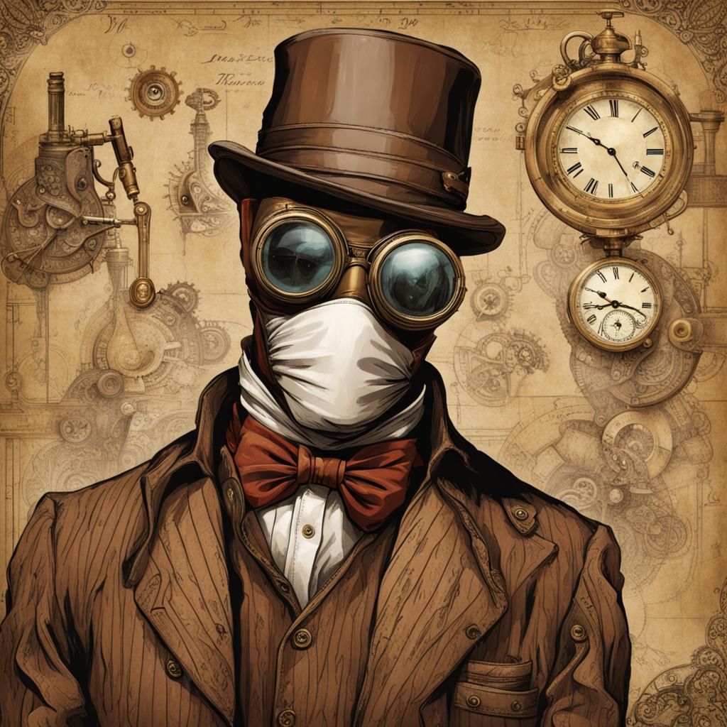 Steampunk Invisible Man: A Mechanical Marvel
