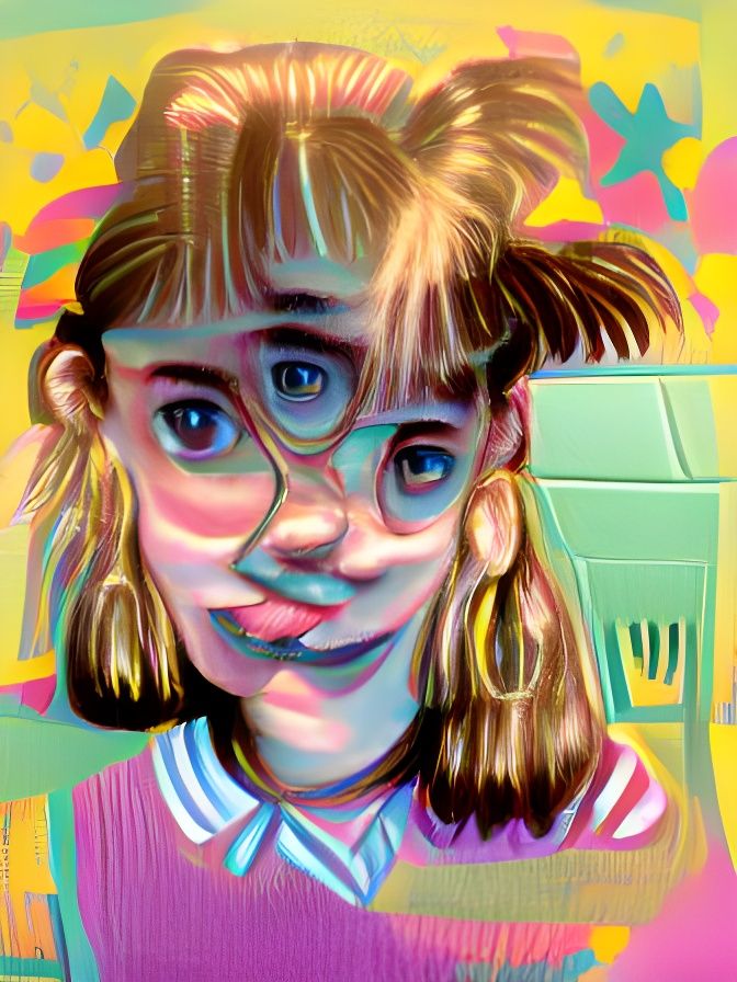 Elementary School Portrait from the 1980s