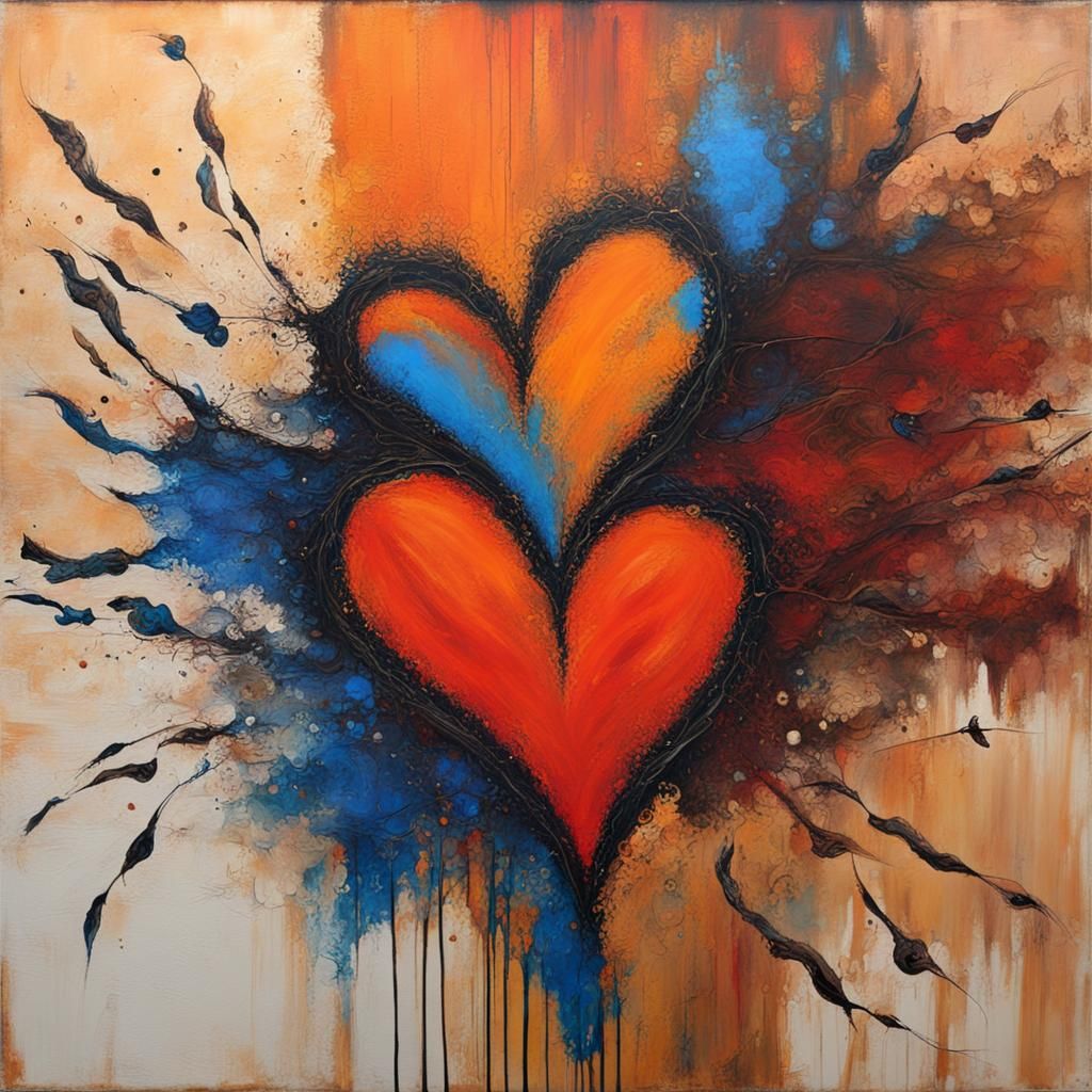 Abstract Art: Emotions of Falling in Love