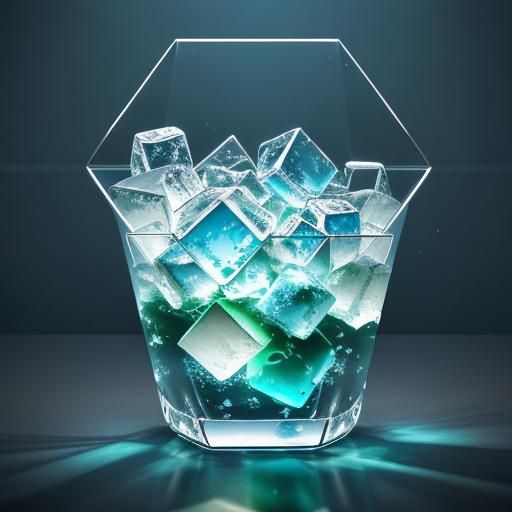 Abstract 3D Still Life with Cylinders and Cubes