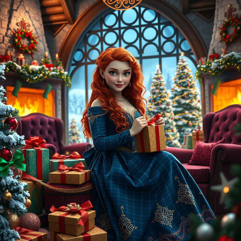 Christmas with Merida 04
