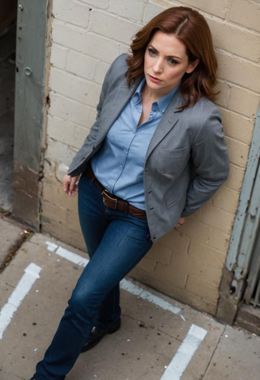 Rookie Detective Investigates Crime Scene