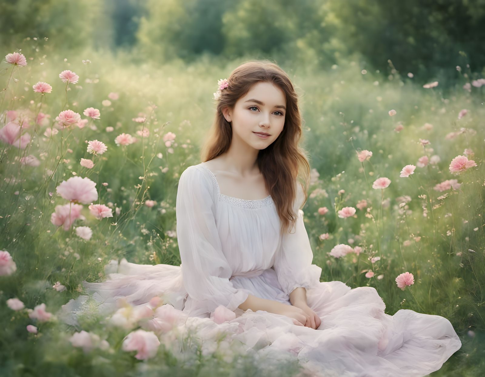 Nostalgic Moment Captured in Timeless Beauty