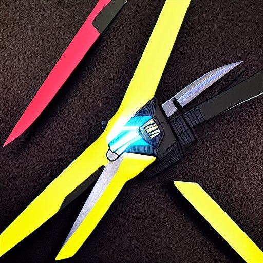 Cyberpunk Blade in Neon Cityscape