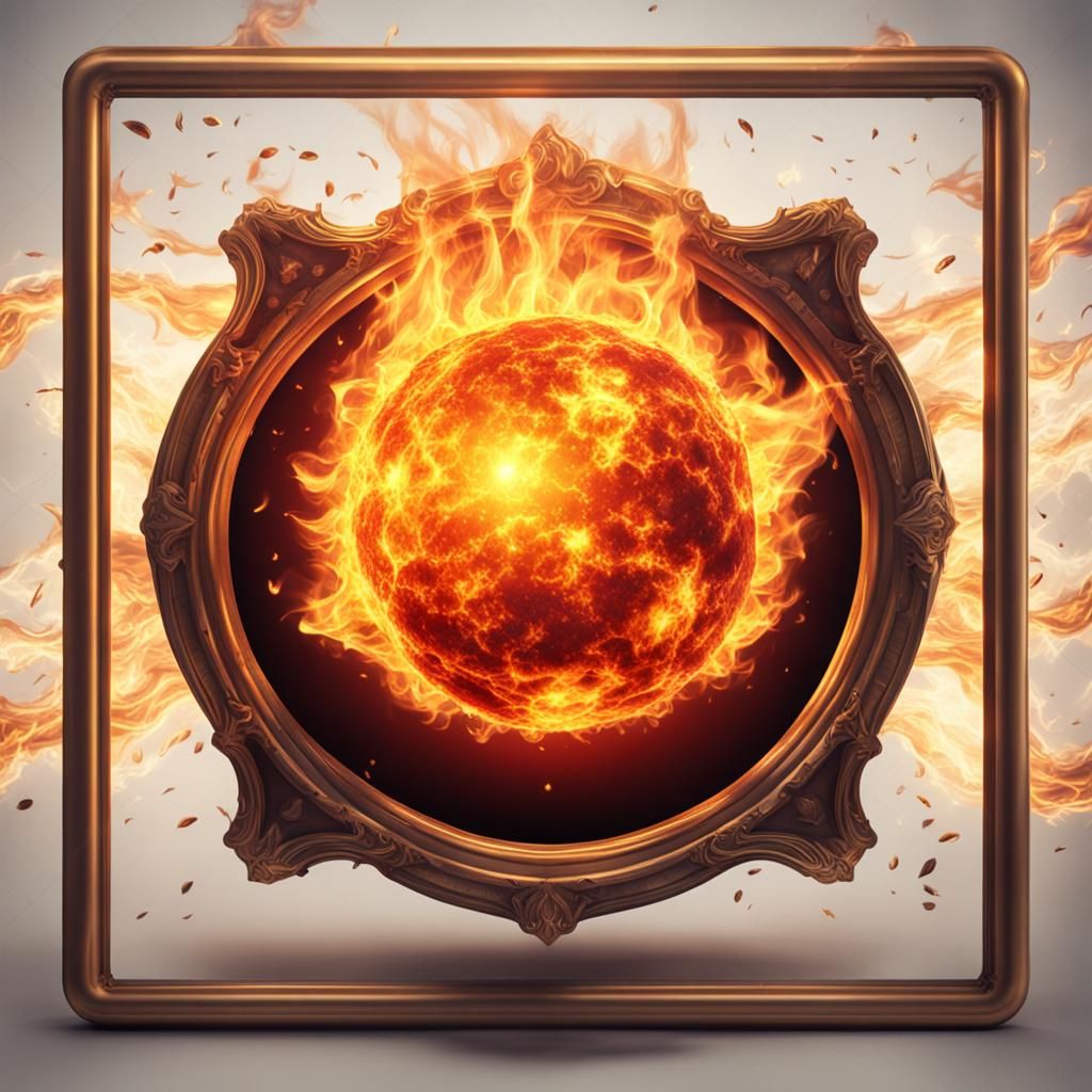 Realistic Fantasy Fireball Approaching