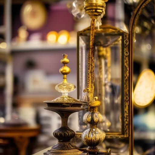 Crystal Antique Store Interior in Professional Photography
