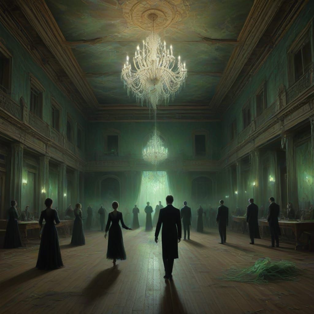 Haunted New Year's Ball in Decaying Ballroom