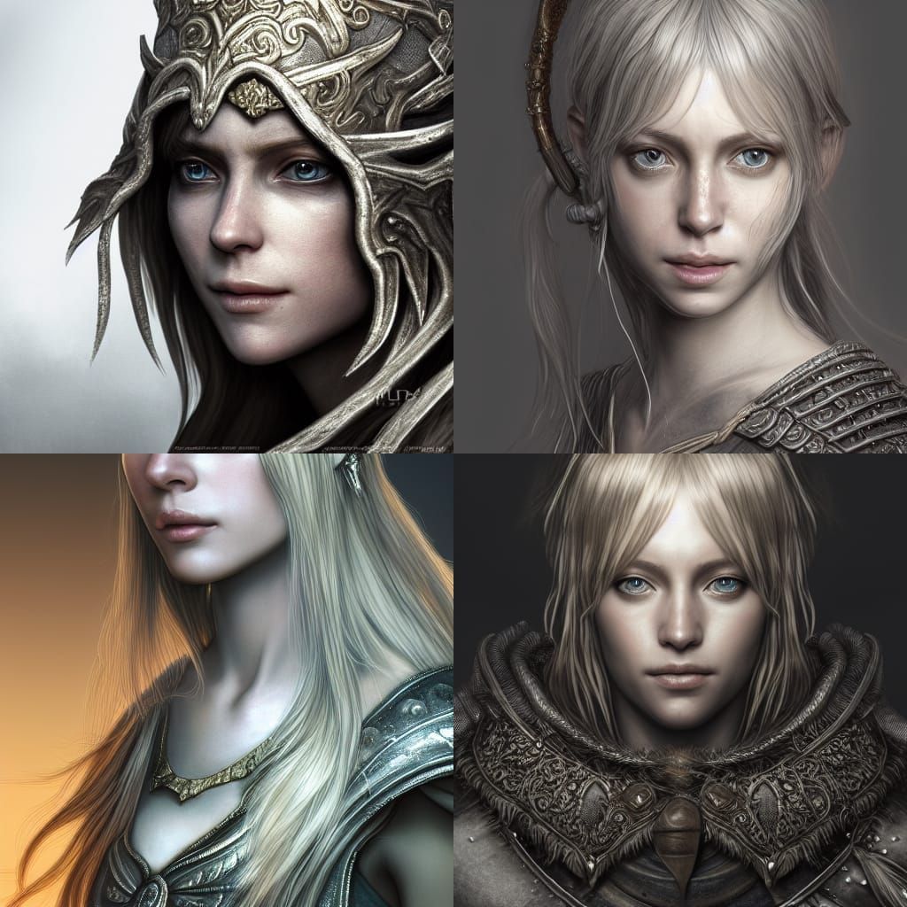 Gwyn from Dark Souls: Hyper-Detailed Digital Portrait