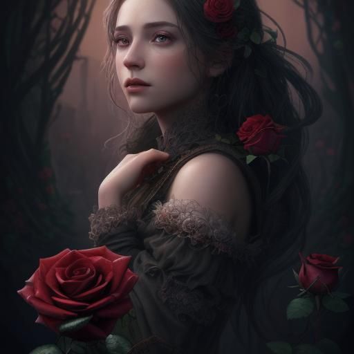 Name of the Rose: Detailed Matte Painting