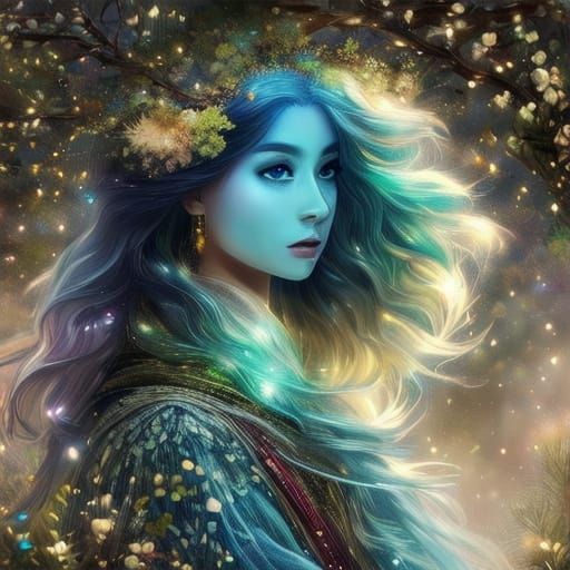 Couple Watches Unicorns Glow in Dreamy Moonlit Field