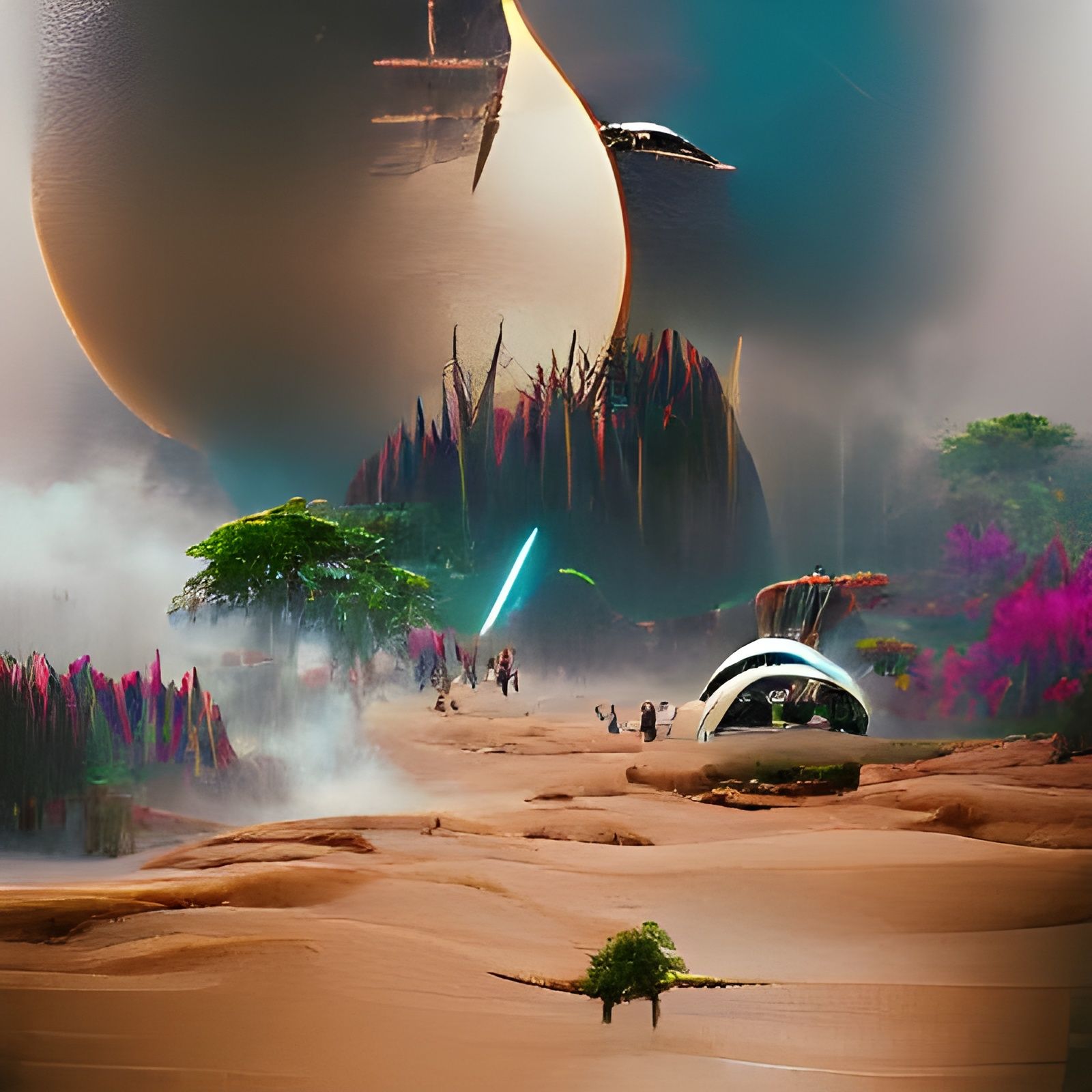 Star Wars poster reimagined VIII - jungle planet