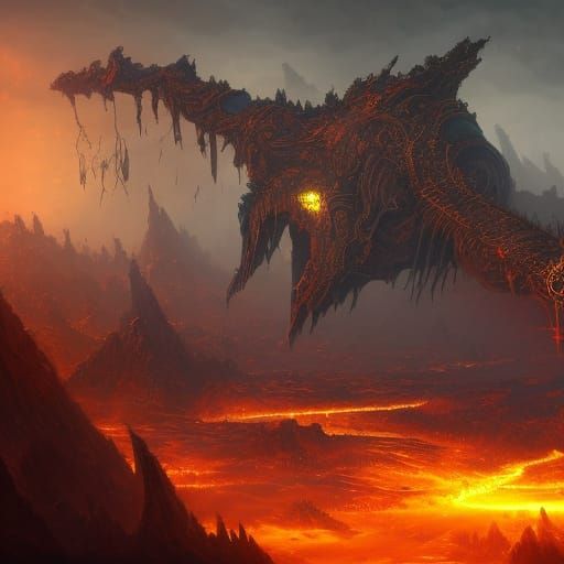 Fantastical Matte Painting in Deep Color