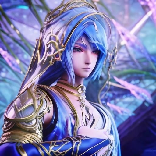 Anime Kawaii Boy in Detailed 3D Style