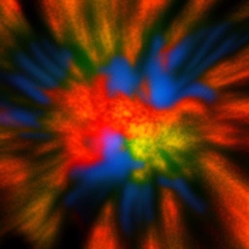 Nuclear Explosion in Macro Photography, 8K