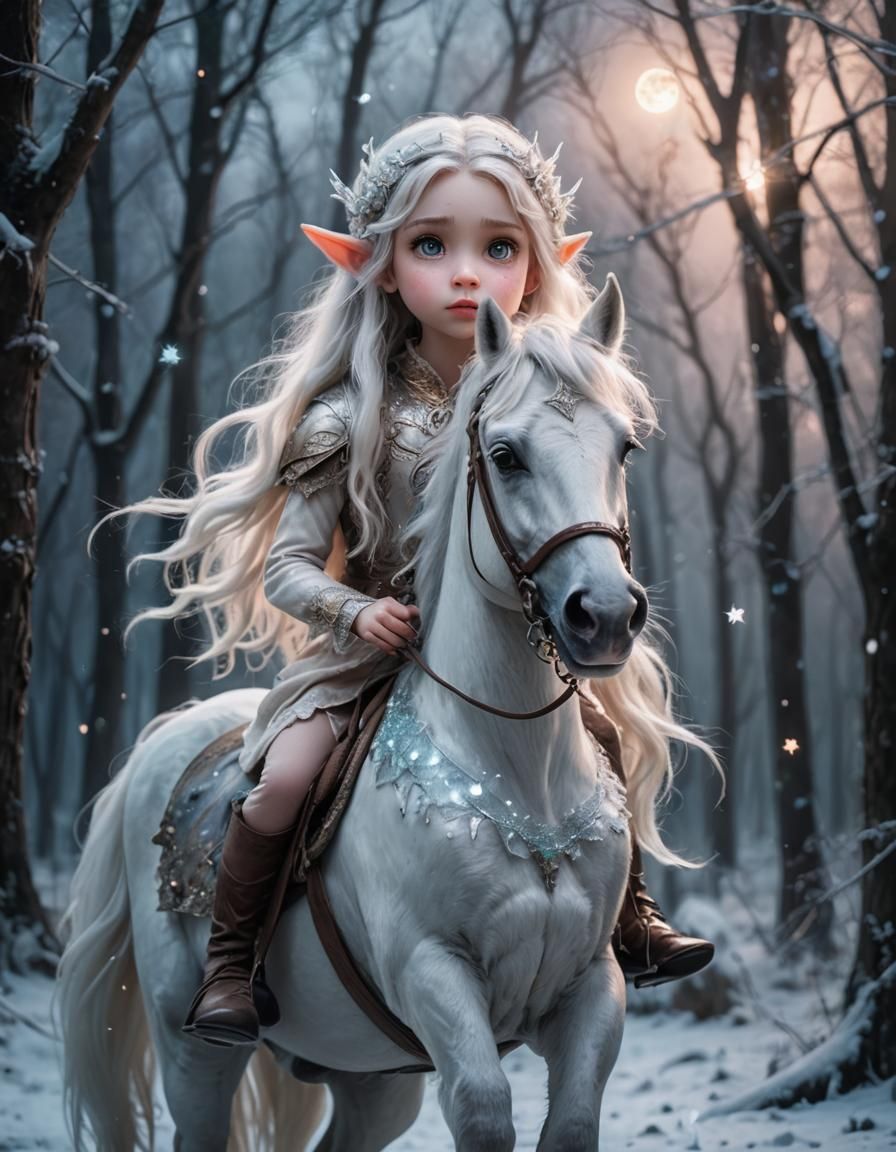 Icy Horse Ride for Elf Princess