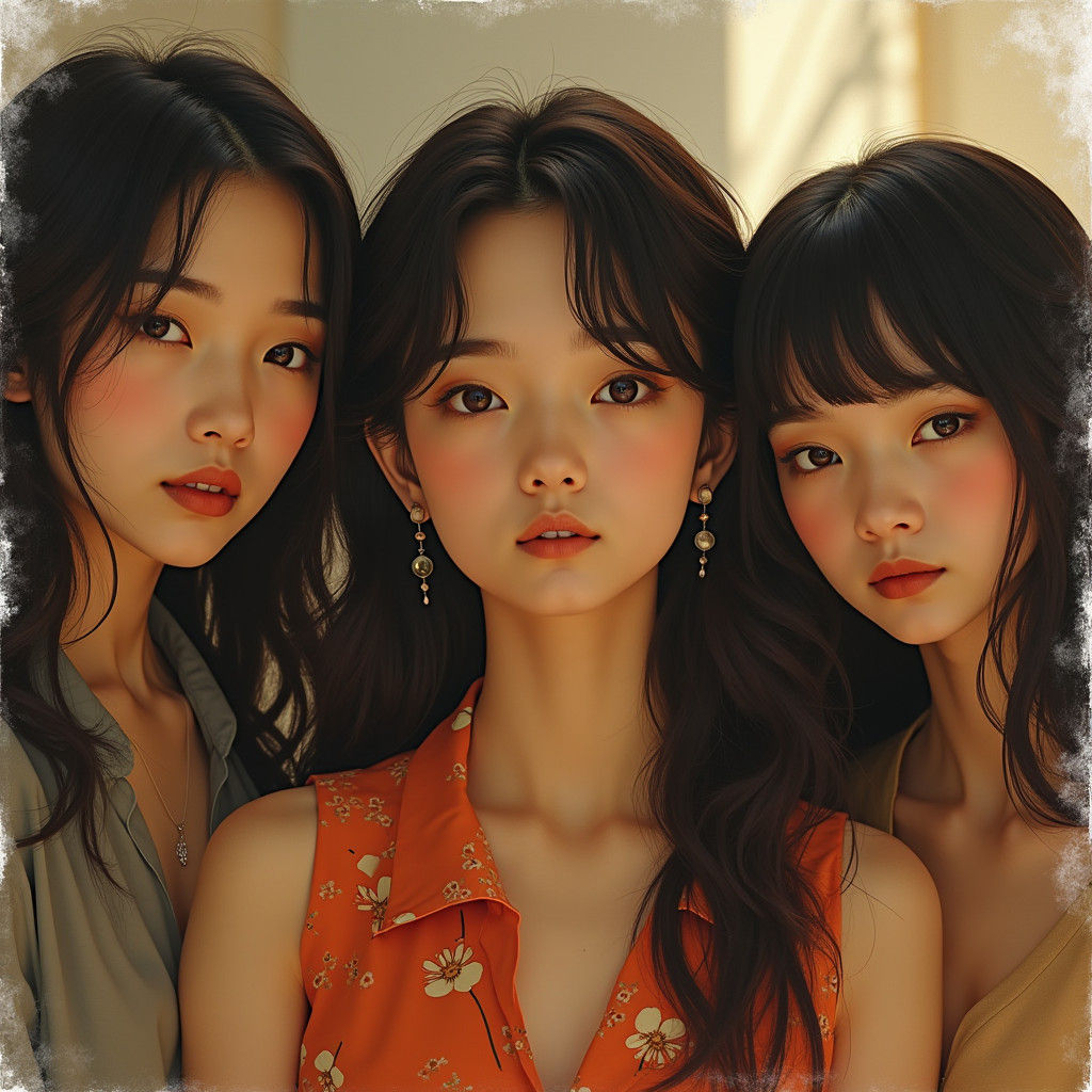 Diverse Women Portrait in Naturalistic Lighting