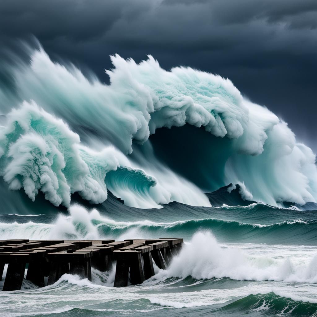 Ocean Storm: Nature's Fury Unleashed