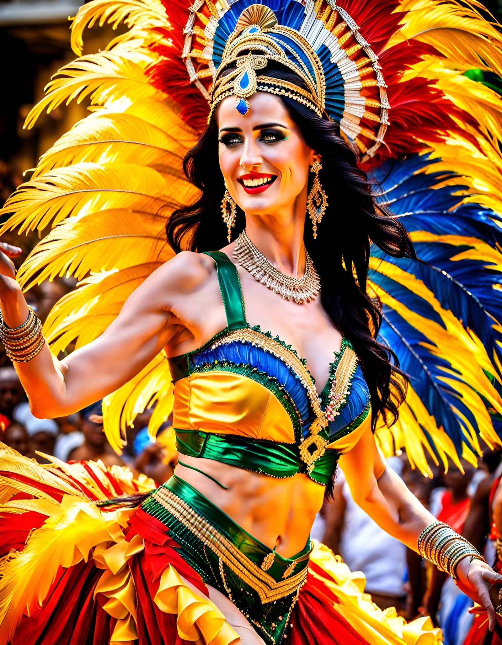 Eva Green as samba dancer