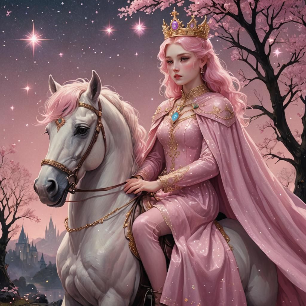 Sparkling Pony and Princess in Fairycore Style