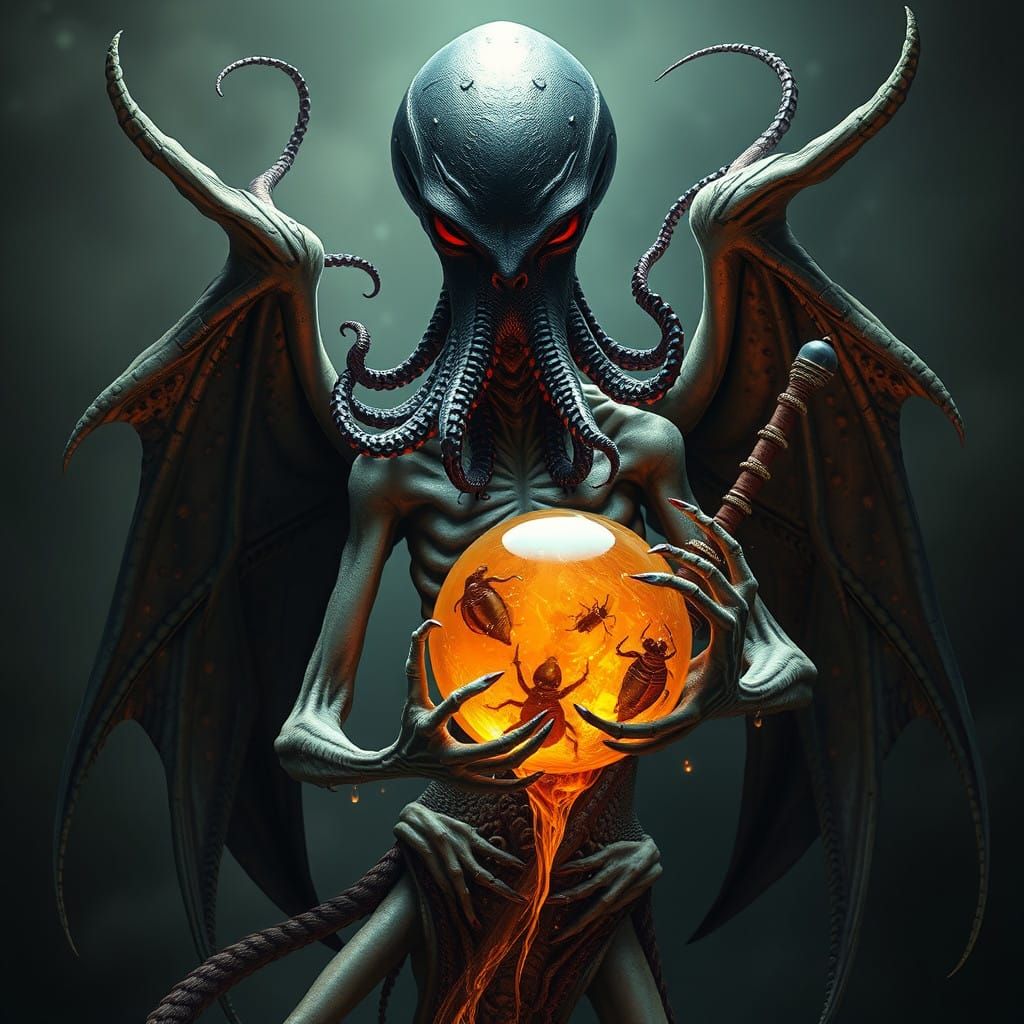 Cosmic Horror Deity with El'gorothian Majesty