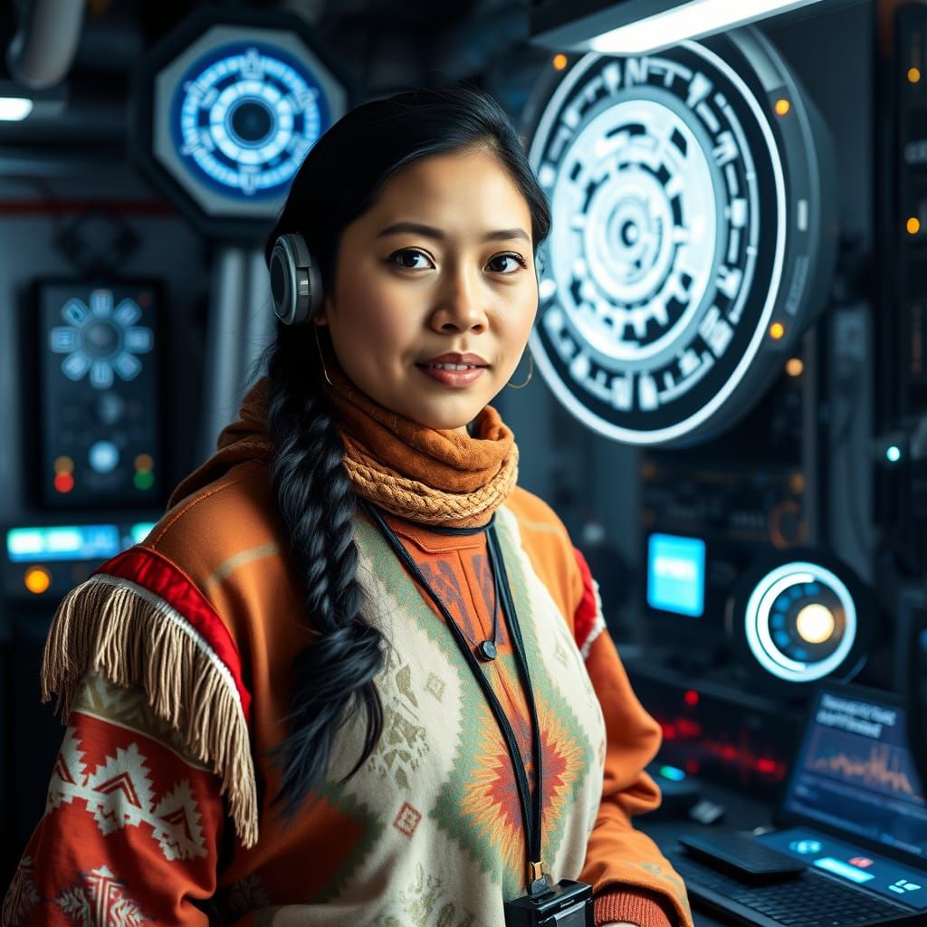 Indigenous Futurist in a High-Tech Lab Blends Tradition and ...