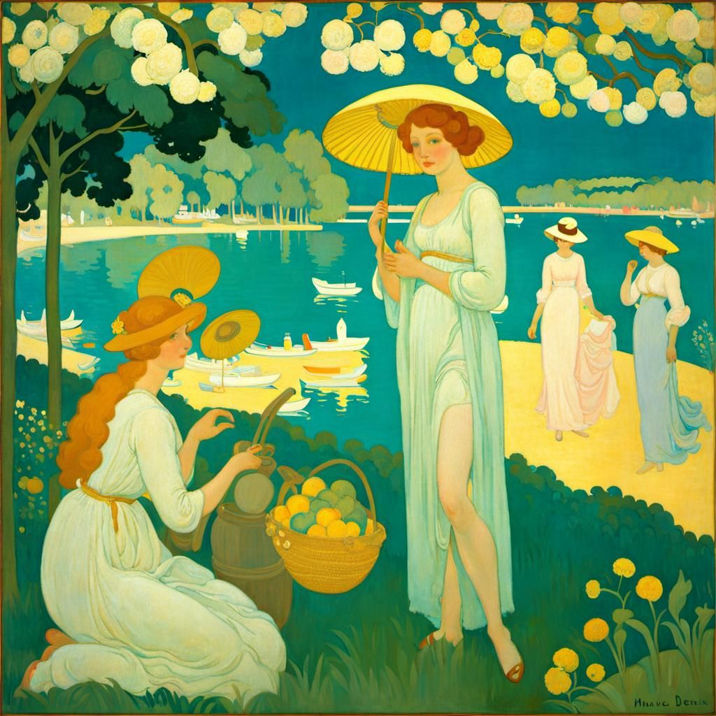 Symbolic Summer Inspired by Maurice Denis