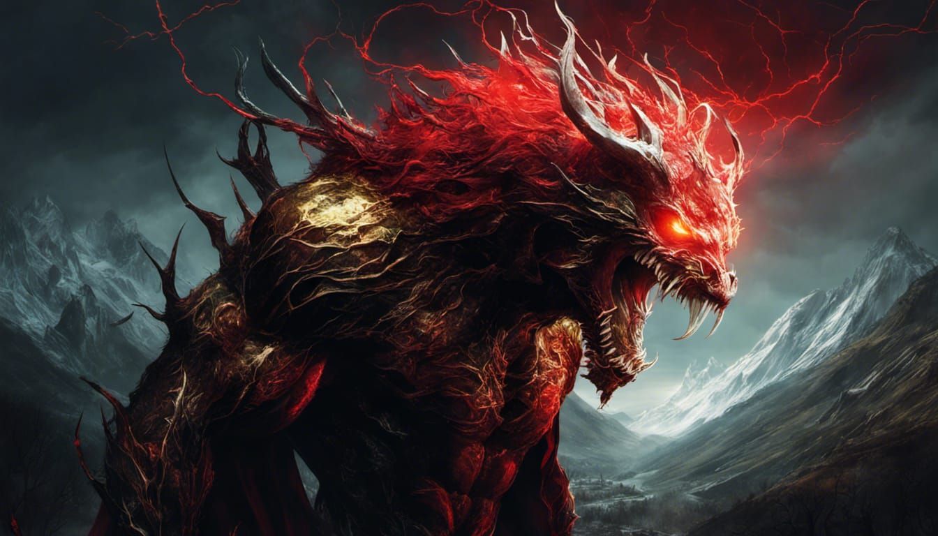 MAN DRAGON WITH ANGER ISSUES