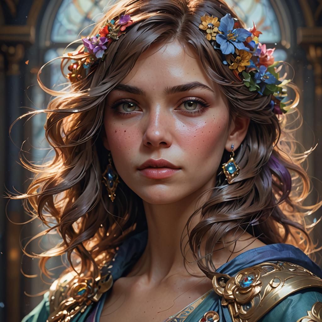 Hyperdetailed Portrait with Dynamic Lighting