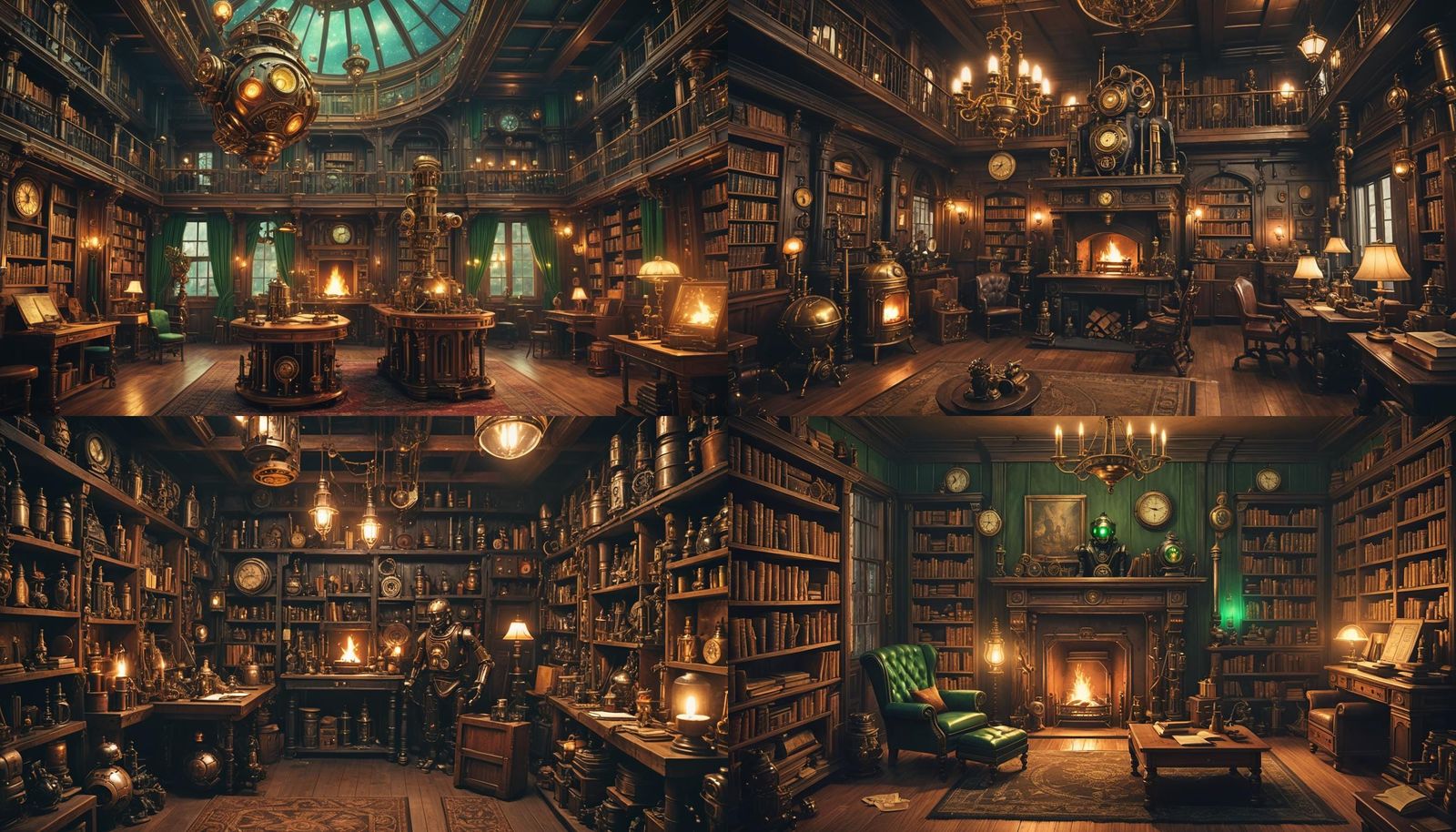 Star Wars Adventurers' Lodge in Dark Academia Style