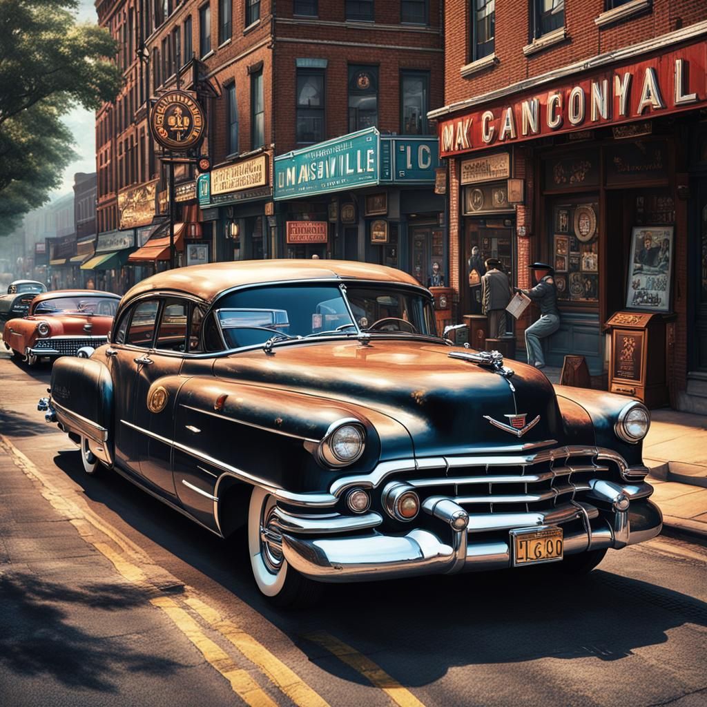 Antique Cadillac Ride to Nashville