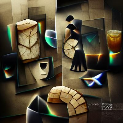 Dimensional Portals in Film Noir Style